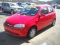 Victory Red - Aveo LS Hatchback Photo No. 18