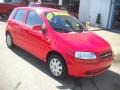 Victory Red - Aveo LS Hatchback Photo No. 20