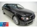 2008 Jet Black BMW 7 Series 750i Sedan  photo #1