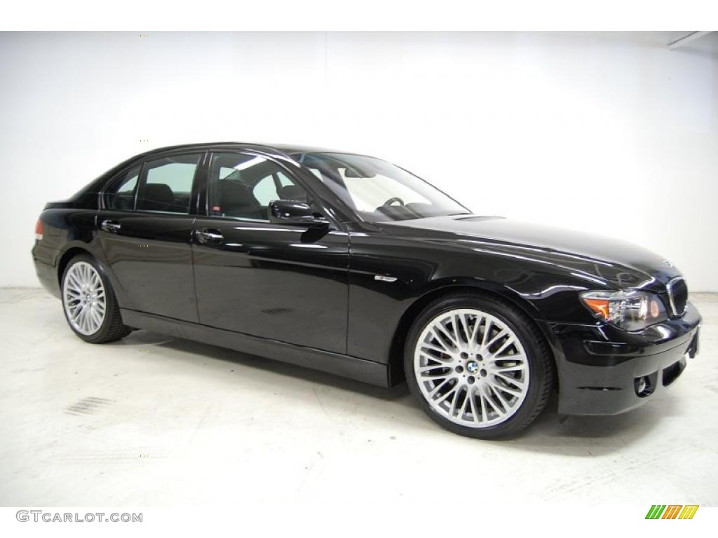 Jet Black 2008 BMW 7 Series 750i Sedan Exterior Photo #46358228