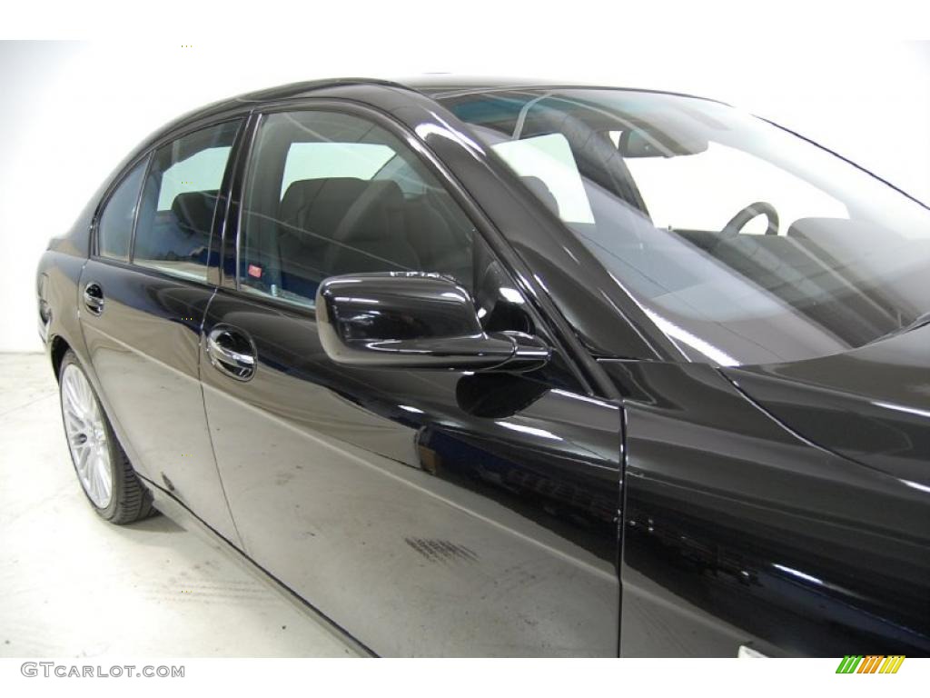2008 7 Series 750i Sedan - Jet Black / Black photo #4