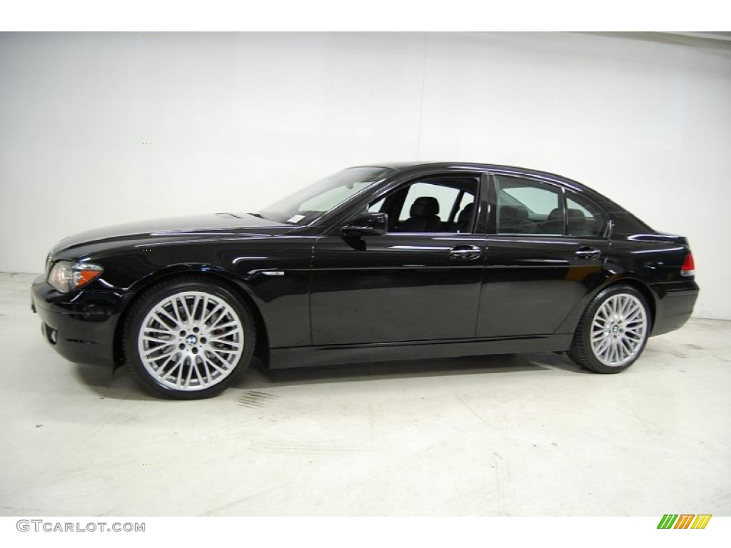 Jet Black 2008 BMW 7 Series 750i Sedan Exterior Photo #46358570
