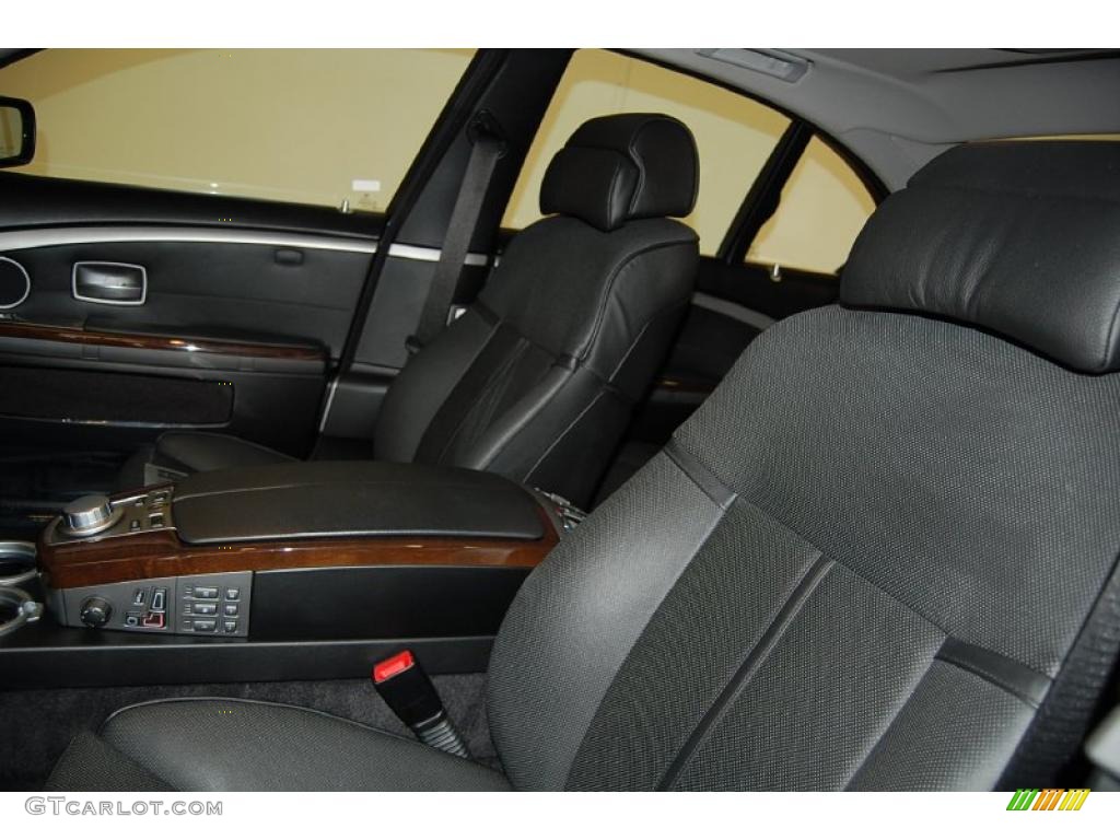2008 7 Series 750i Sedan - Jet Black / Black photo #19