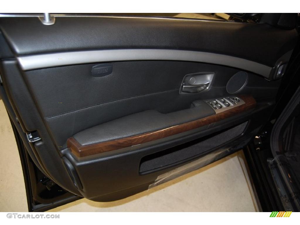 2008 7 Series 750i Sedan - Jet Black / Black photo #21
