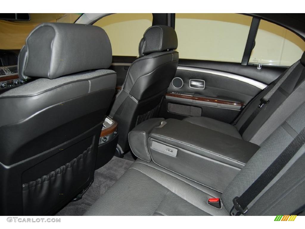 2008 7 Series 750i Sedan - Jet Black / Black photo #23
