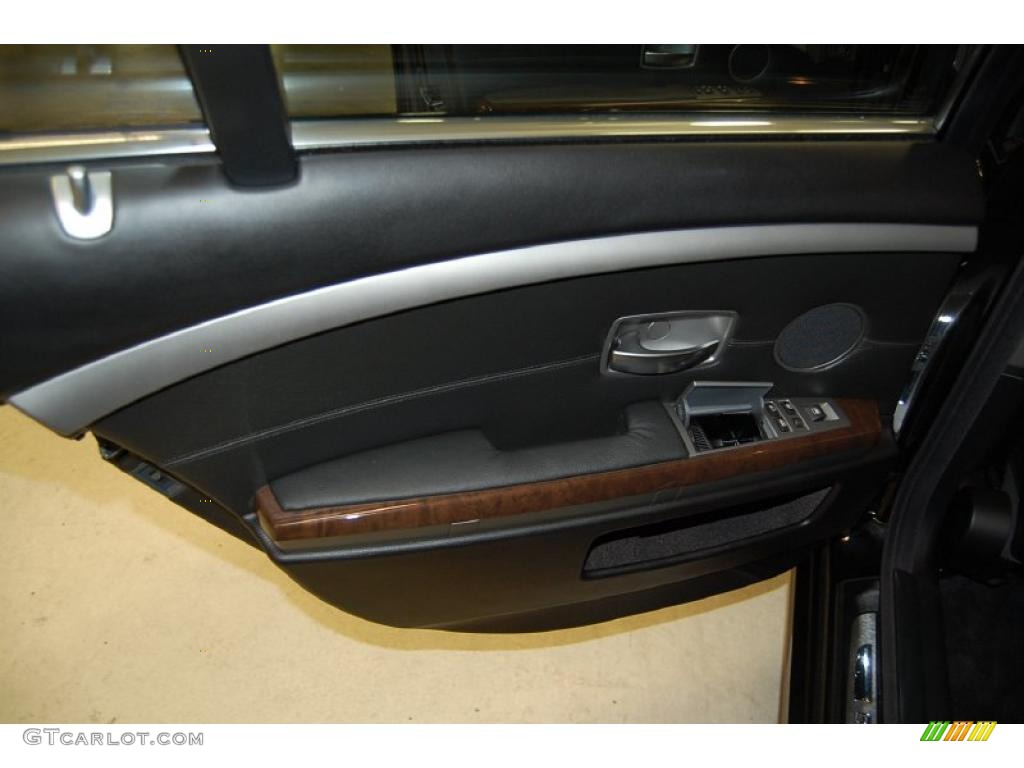 2008 7 Series 750i Sedan - Jet Black / Black photo #27
