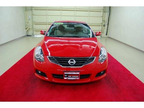 Nissan Altima 2010 Red. Red Alert Nissan Altima in