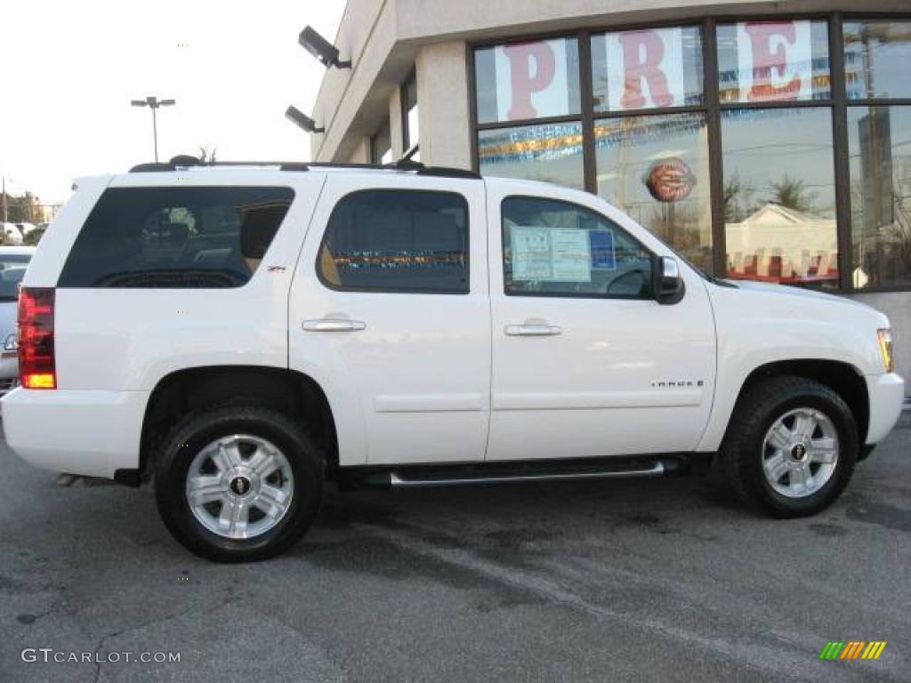 2007 Tahoe Z71 4x4 - Summit White / Light Titanium/Ebony photo #4