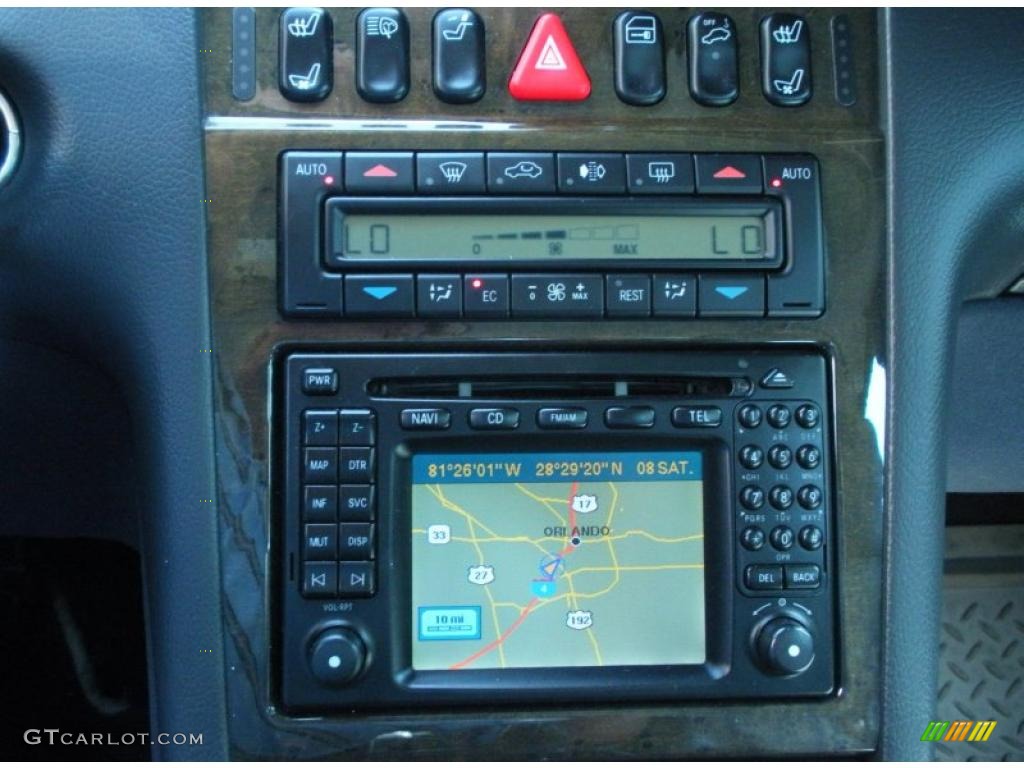 2001 Mercedes-Benz E 55 AMG Sedan Navigation Photos
