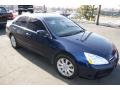 2007 Royal Blue Pearl Honda Accord EX-L V6 Sedan  photo #3