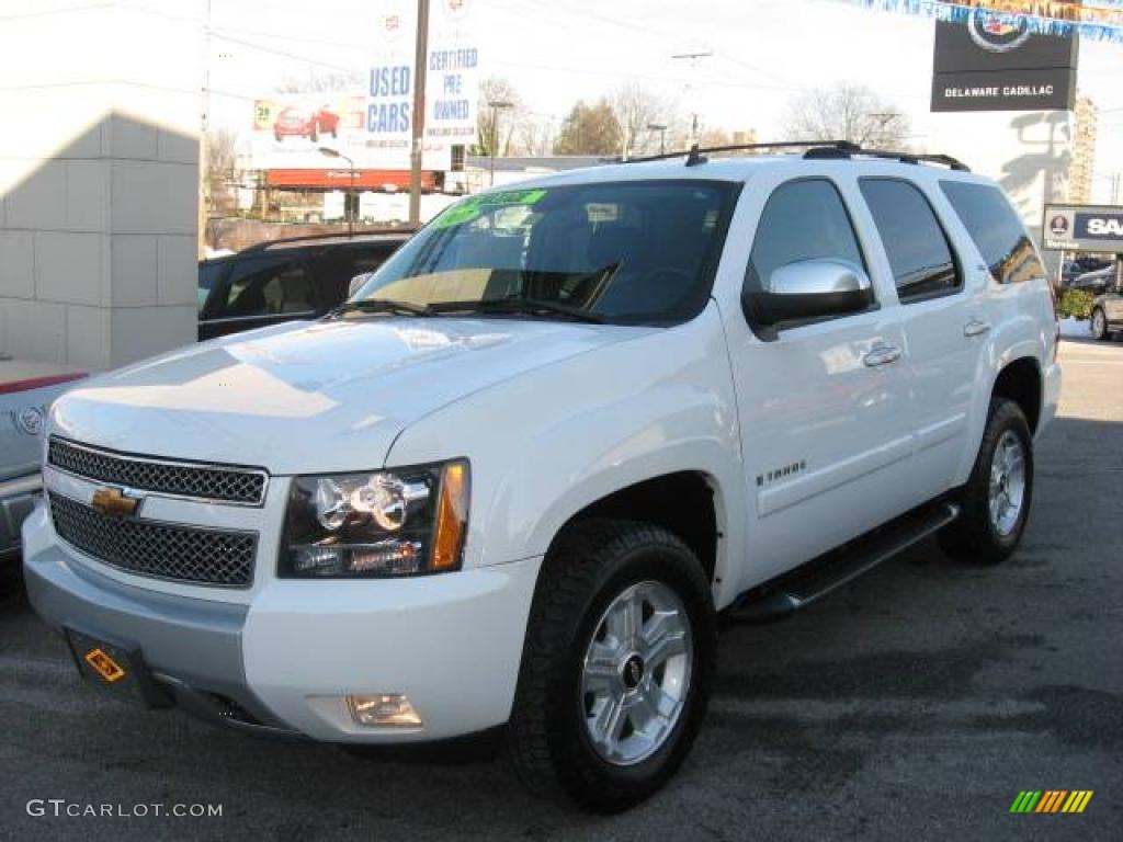 2007 Tahoe Z71 4x4 - Summit White / Light Titanium/Ebony photo #9