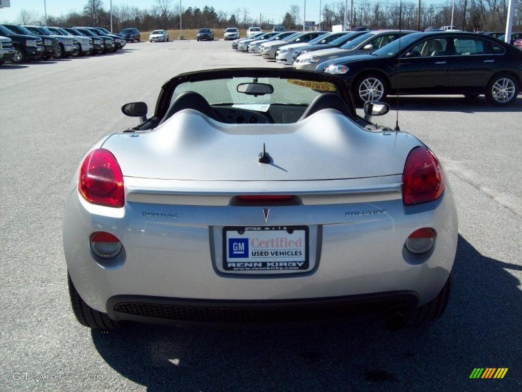 Cool Silver 2007 Pontiac Solstice Roadster Exterior Photo #46361423