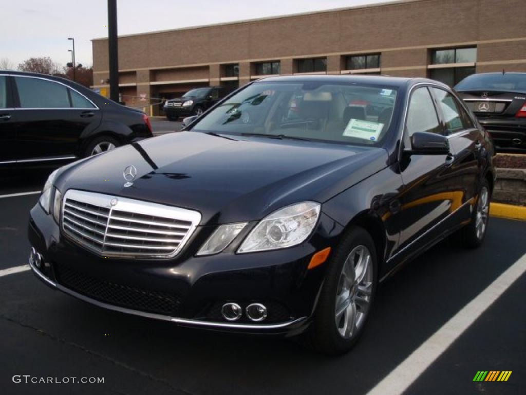 2011 E 350 4Matic Sedan - Capri Blue Metallic / Almond/Mocha photo #1