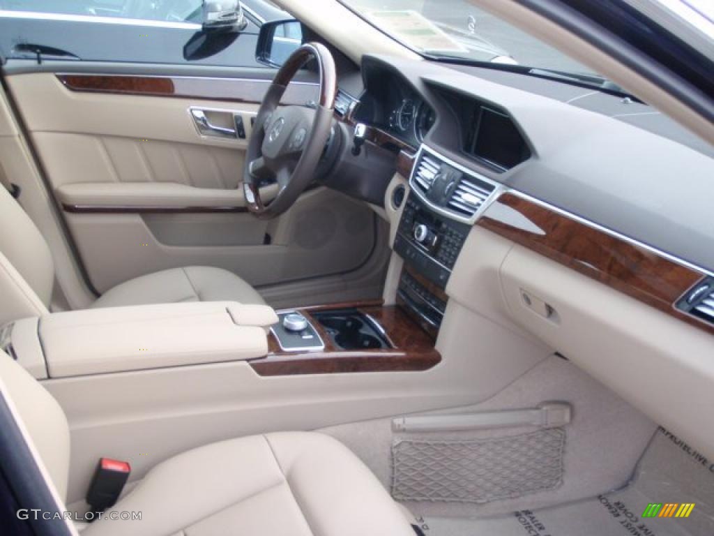 Almond/Mocha Interior 2011 Mercedes-Benz E 350 4Matic Sedan Photo #46361576