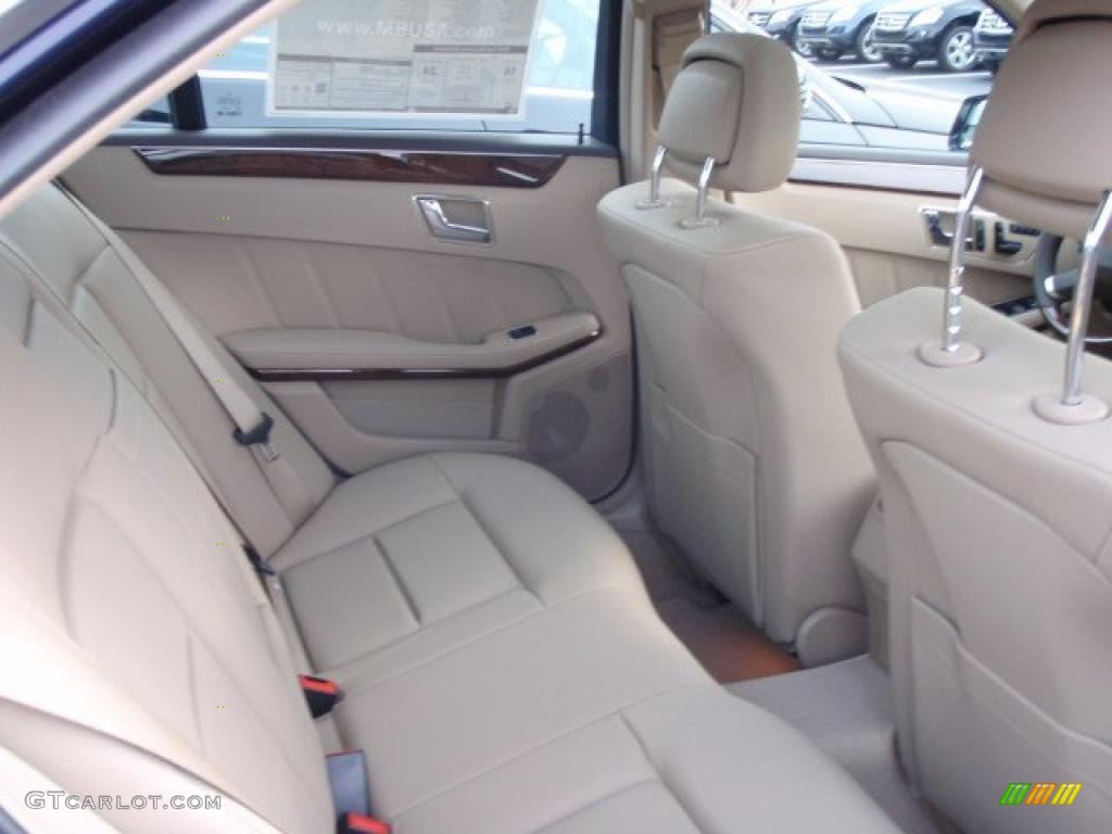 Almond/Mocha Interior 2011 Mercedes-Benz E 350 4Matic Sedan Photo #46361579