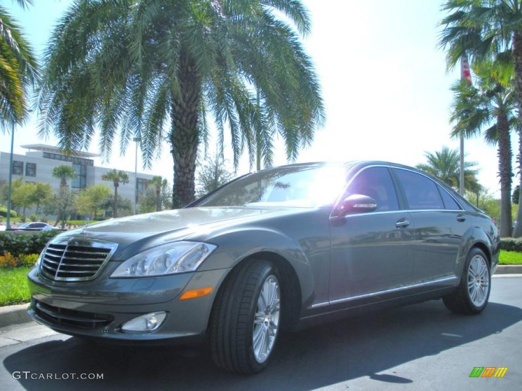 2007 S 550 Sedan - designo Graphite Metallic / designo Porcelain Beige photo #2