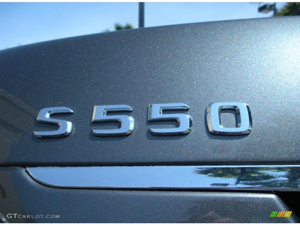 2007 S 550 Sedan - designo Graphite Metallic / designo Porcelain Beige photo #9