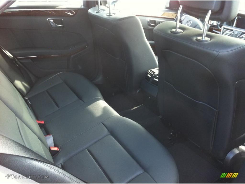 Black Interior 2011 Mercedes-Benz E 350 4Matic Sedan Photo #46361918
