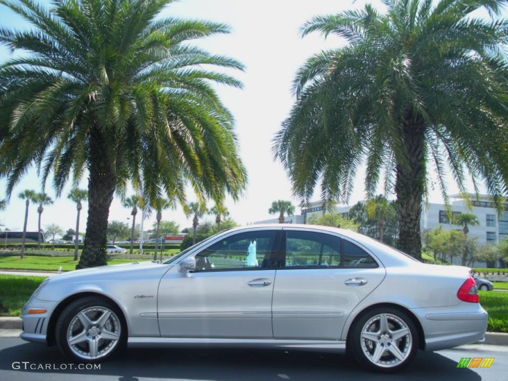 2008 E 63 AMG Sedan - Iridium Silver Metallic / Black photo #1