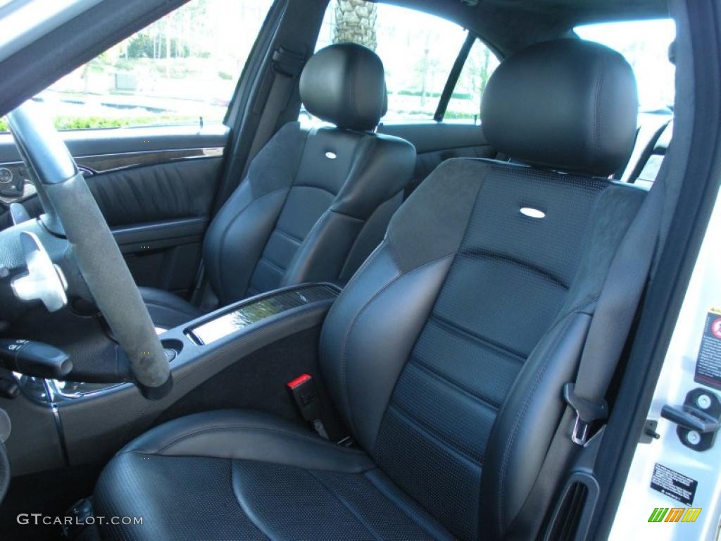 Black Interior 2008 Mercedes-Benz E 63 AMG Sedan Photo #46362332