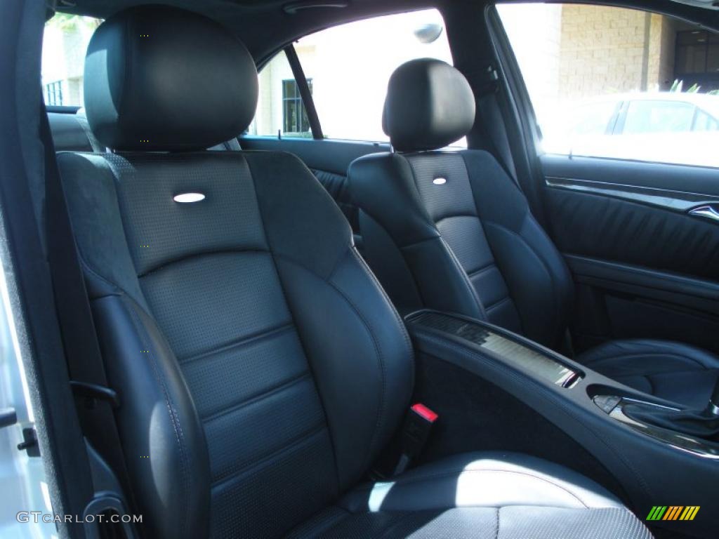 Black Interior 2008 Mercedes-Benz E 63 AMG Sedan Photo #46362356