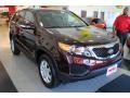 2011 Dark Cherry Kia Sorento LX  photo #10