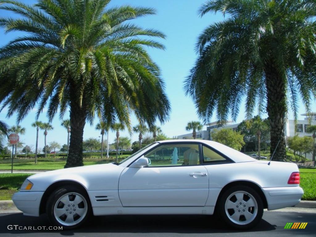 Glacier White 1999 Mercedes-Benz SL 500 Roadster Exterior Photo #46362812