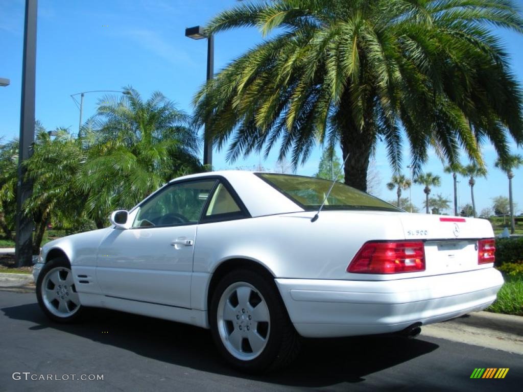 Glacier White 1999 Mercedes-Benz SL 500 Roadster Exterior Photo #46362851