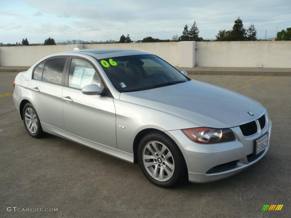 2006 Titanium Silver Metallic BMW 3 Series 325i Sedan 46344564 Photo 3 Car