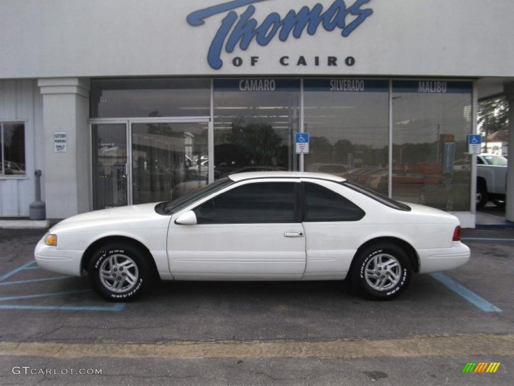 1996 Thunderbird LX - Vibrant White / Medium Graphite photo #1