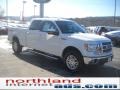 White Platinum Metallic Tri-Coat - F150 Lariat SuperCrew 4x4 Photo No. 4