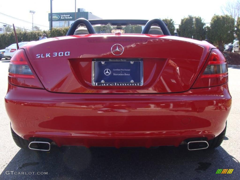 Mars Red 2009 Mercedes-Benz SLK 300 Roadster Exterior Photo #46365890