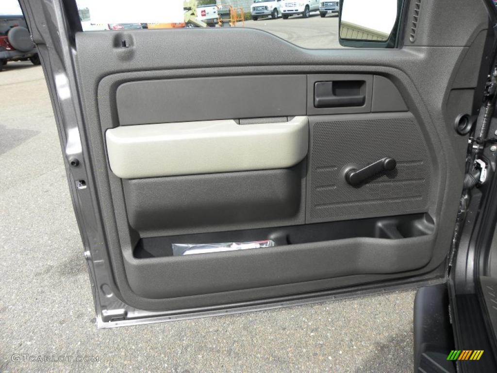 2010 F150 XL Regular Cab - Sterling Grey Metallic / Medium Stone photo #5