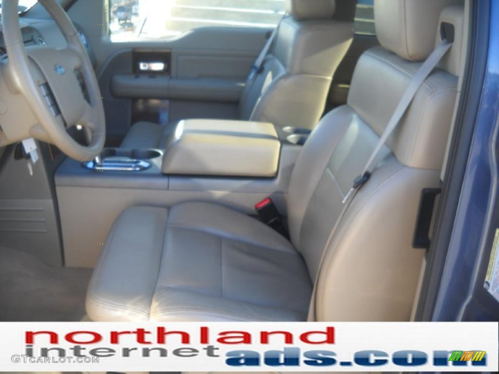 2005 F150 XLT SuperCab 4x4 - Medium Wedgewood Blue Metallic / Tan photo #11