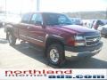 Victory Red - Silverado 2500HD LS Extended Cab 4x4 Photo No. 4