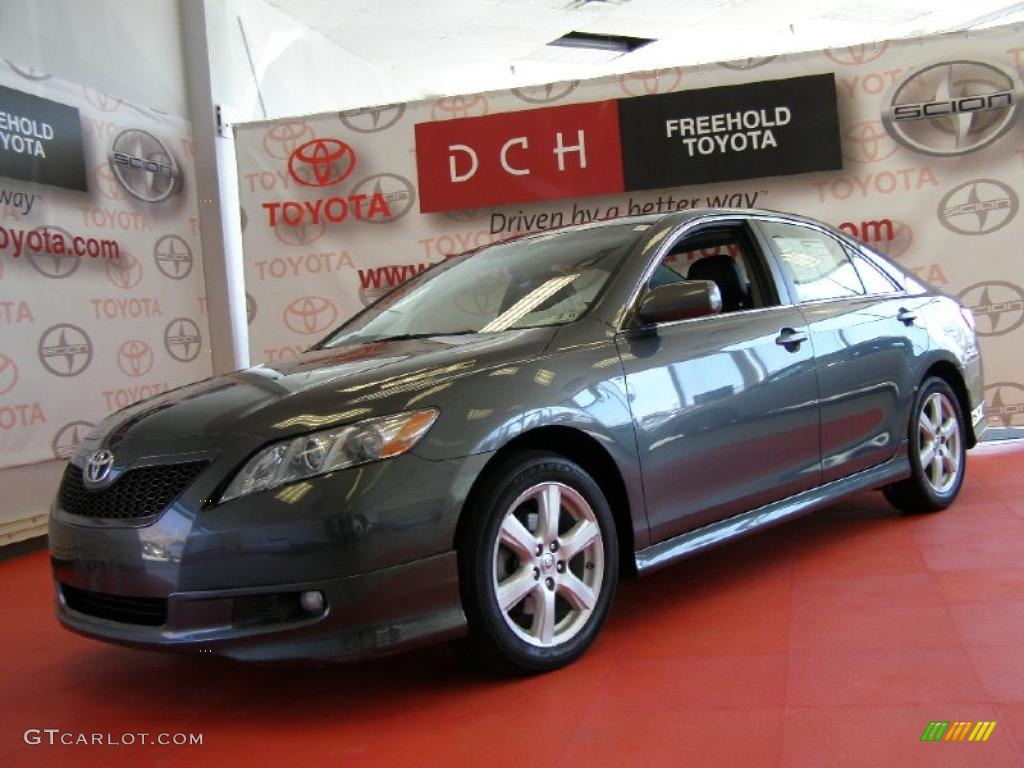 2008 Camry SE V6 - Magnetic Gray Metallic / Dark Charcoal photo #1