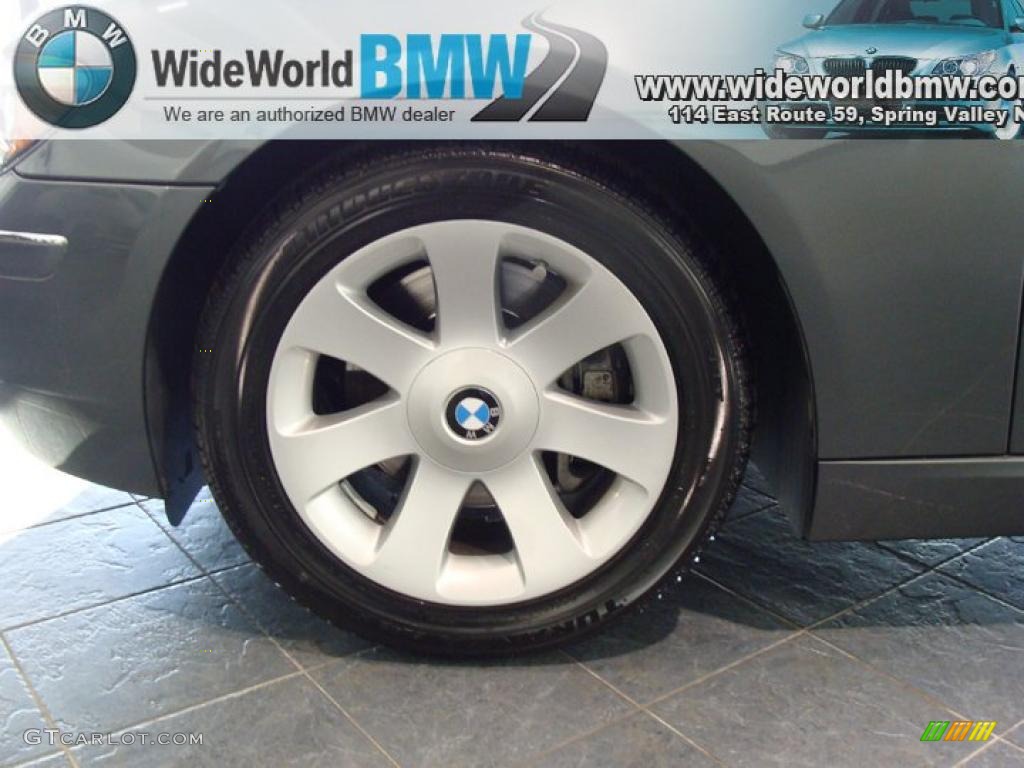 2008 7 Series 750i Sedan - Titanium Grey Metallic / Black photo #6
