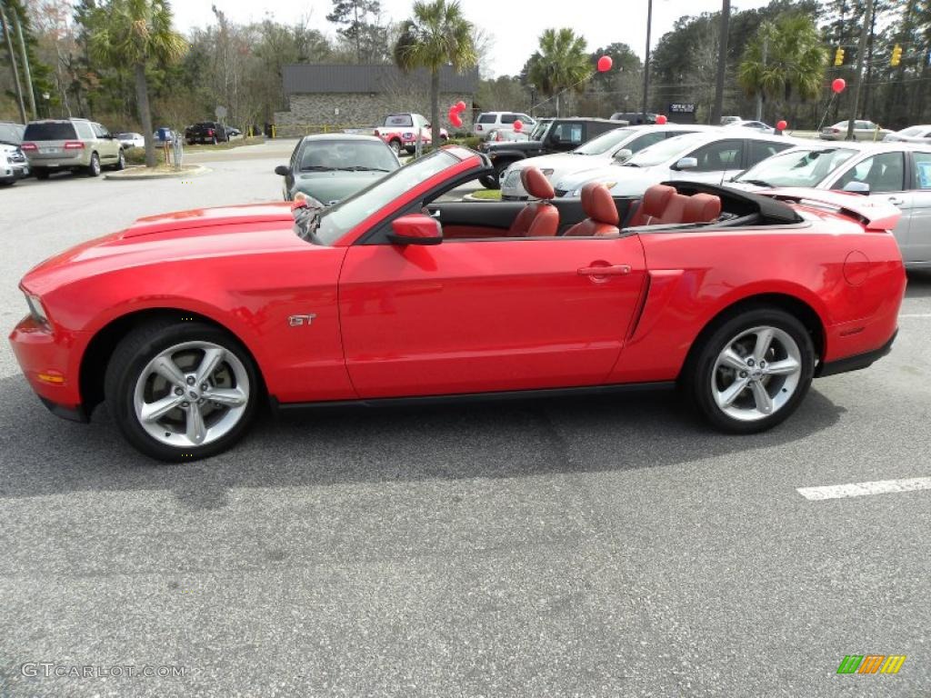 Torch Red 2010 Ford Mustang GT Premium Convertible Exterior Photo #46370040
