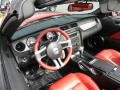 Brick Red 2010 Ford Mustang GT Premium Convertible Dashboard