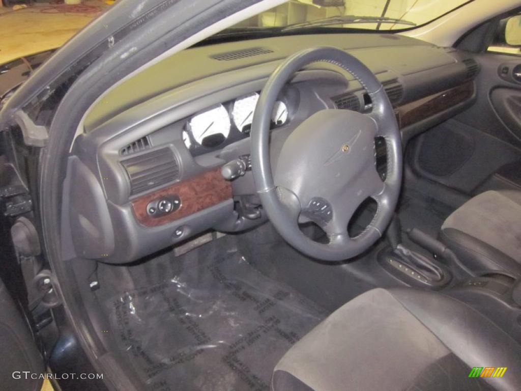 Dark Slate Gray Interior 2004 Chrysler Sebring Limited Sedan Photo #46370265