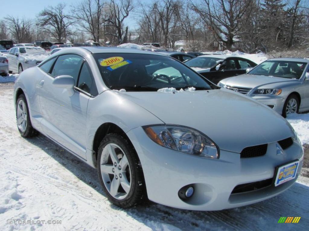 2006 Eclipse GS Coupe - Liquid Silver Metallic / Dark Charcoal photo #1