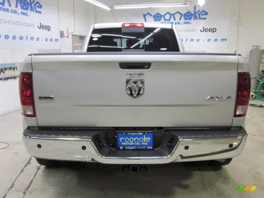 2010 Ram 3500 Laramie Mega Cab 4x4 Dually - Bright Silver Metallic / Dark Slate photo #13