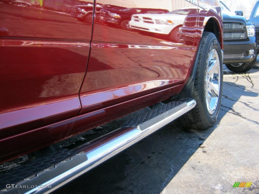 2010 Ram 1500 Big Horn Quad Cab 4x4 - Inferno Red Crystal Pearl / Dark Slate/Medium Graystone photo #17