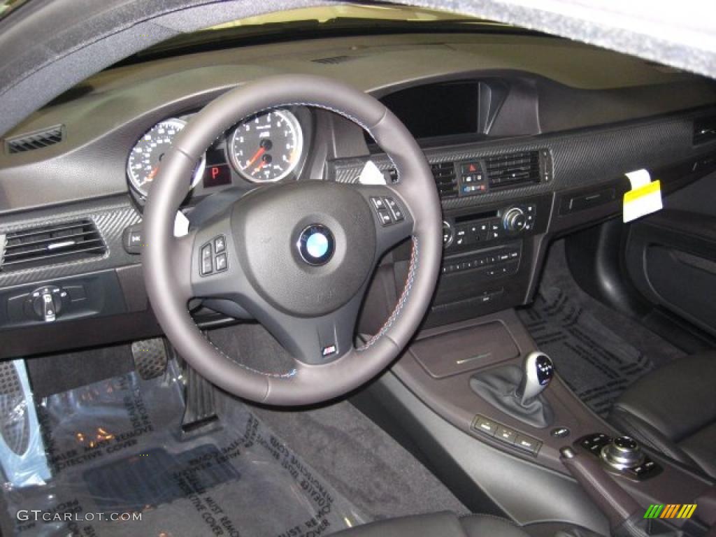 2011 BMW M3 Coupe Black Novillo Leather Dashboard Photo #46371717