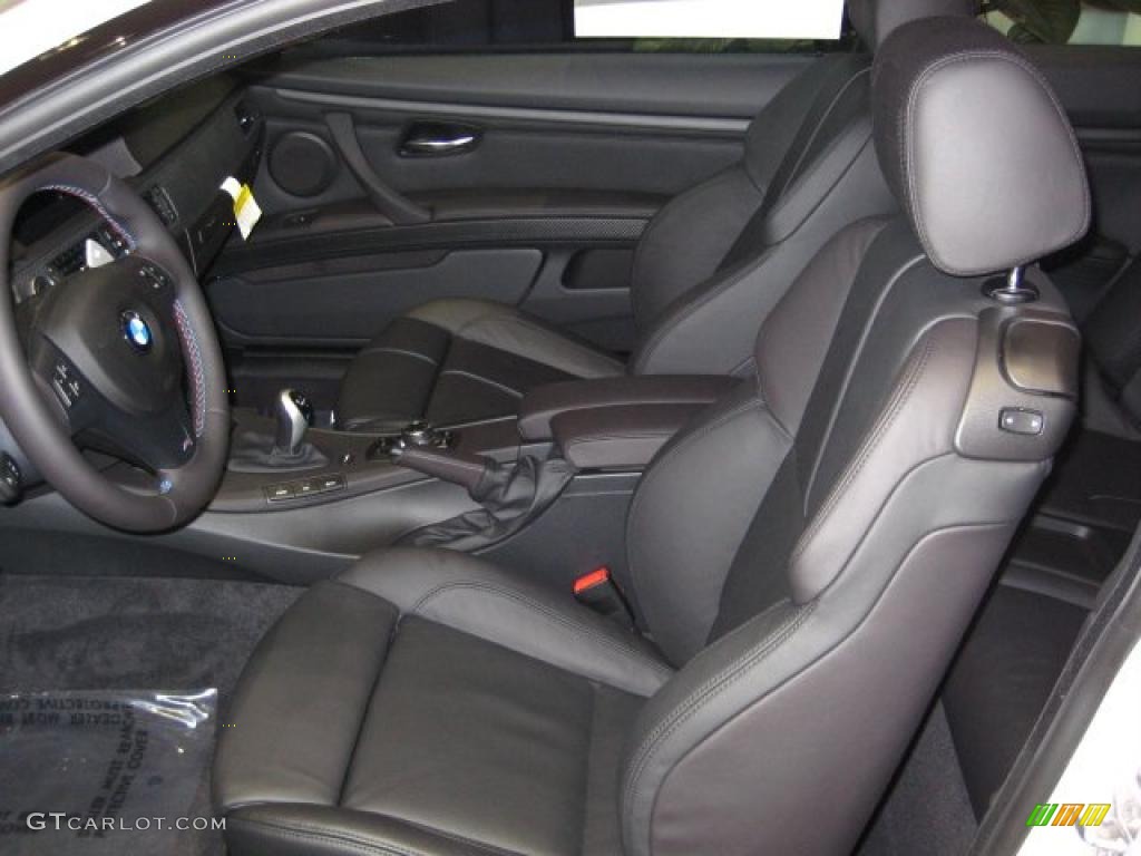 Black Novillo Leather Interior 2011 BMW M3 Coupe Photo #46371729