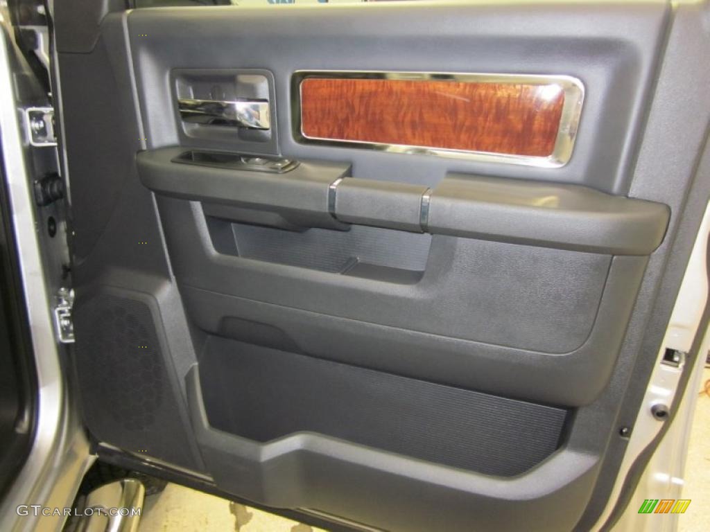 2010 Ram 3500 Laramie Mega Cab 4x4 Dually - Bright Silver Metallic / Dark Slate photo #24