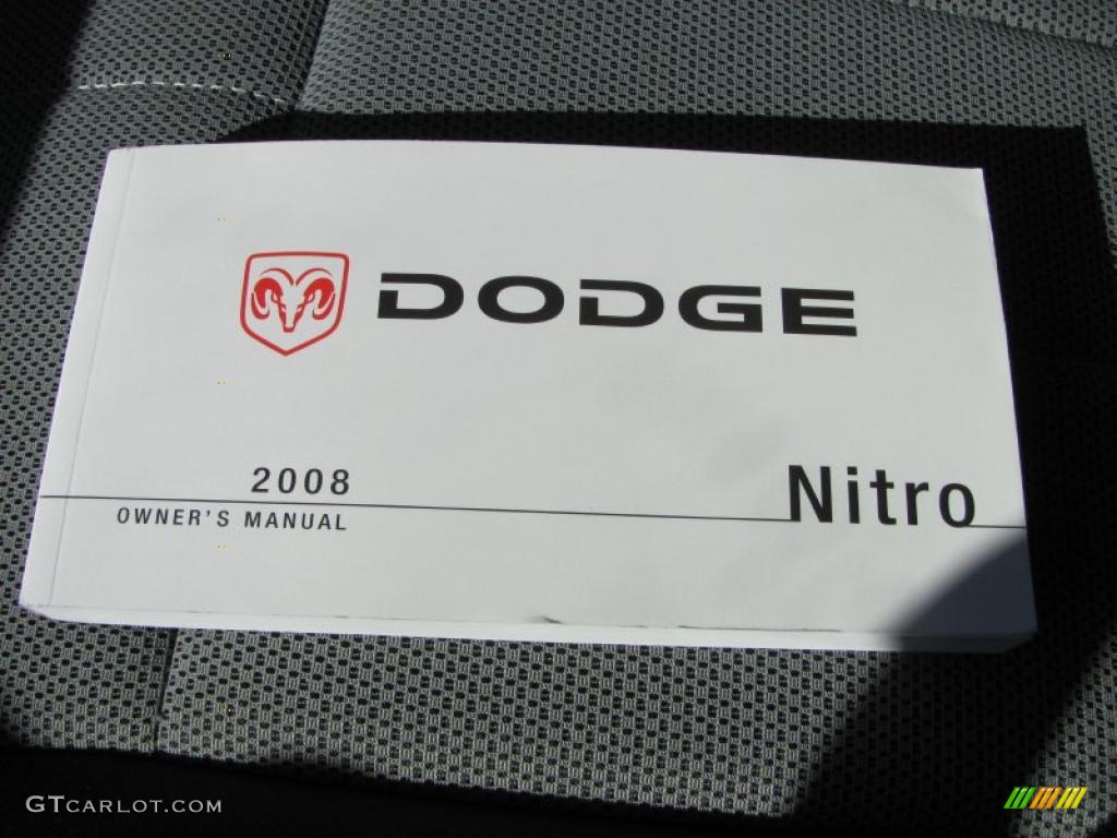 2008 Nitro SXT 4x4 - Brilliant Black Crystal Pearl / Dark Slate Gray/Light Slate Gray photo #4