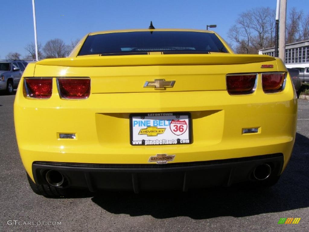 2010 Camaro SS Coupe Transformers Special Edition - Rally Yellow / Black photo #7