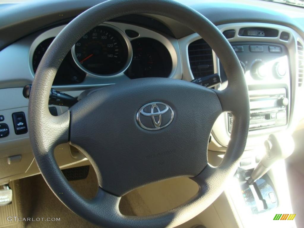 2006 Highlander V6 4WD - Sonora Gold Metallic / Ivory Beige photo #26