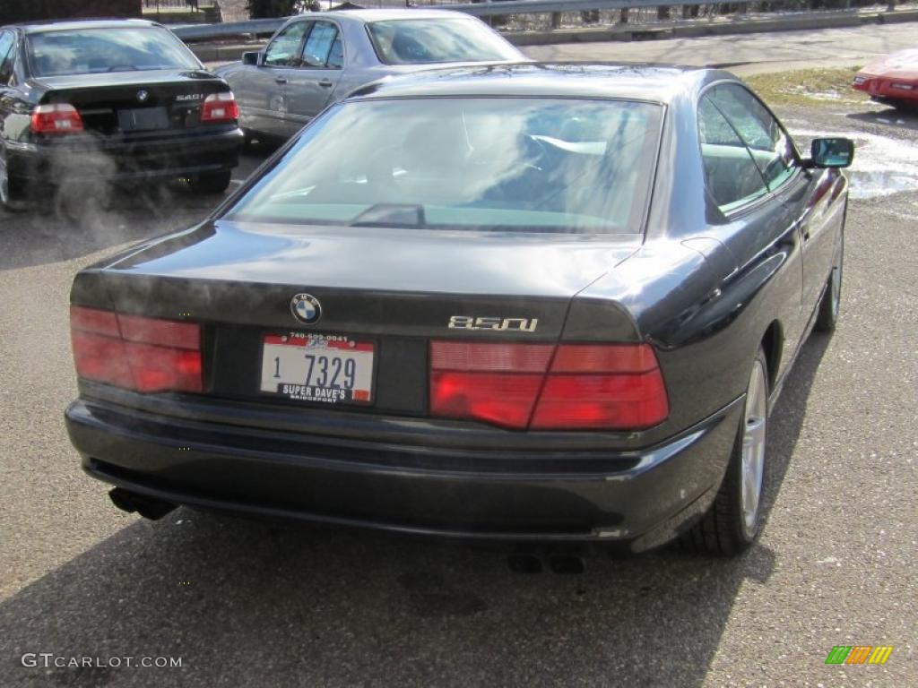 Diamond Black Metallic 1991 BMW 8 Series 850i Coupe Exterior Photo #46373553